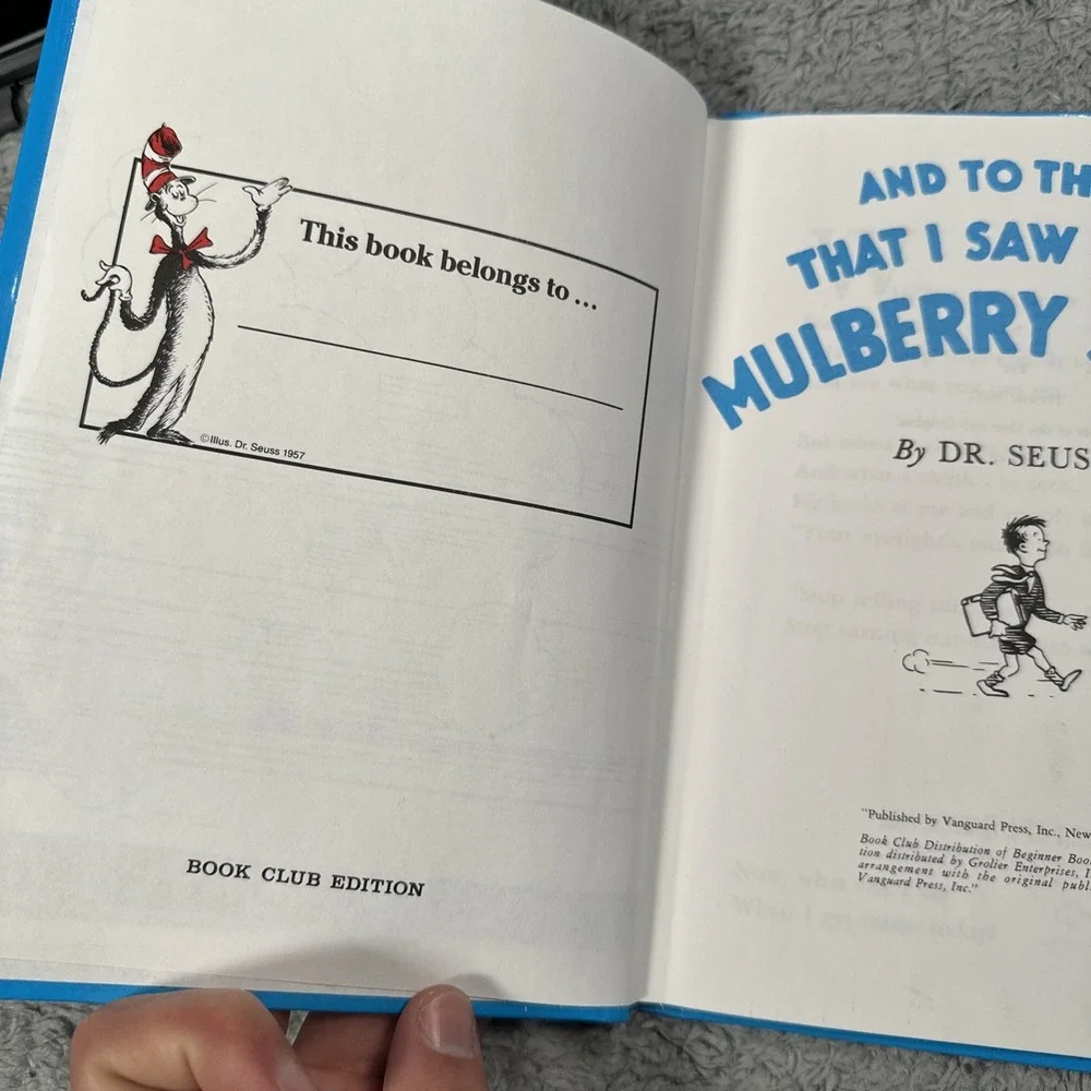 BANNED And to Think That I Saw It on Mulberry Street Dr Seuss Glossy 1964